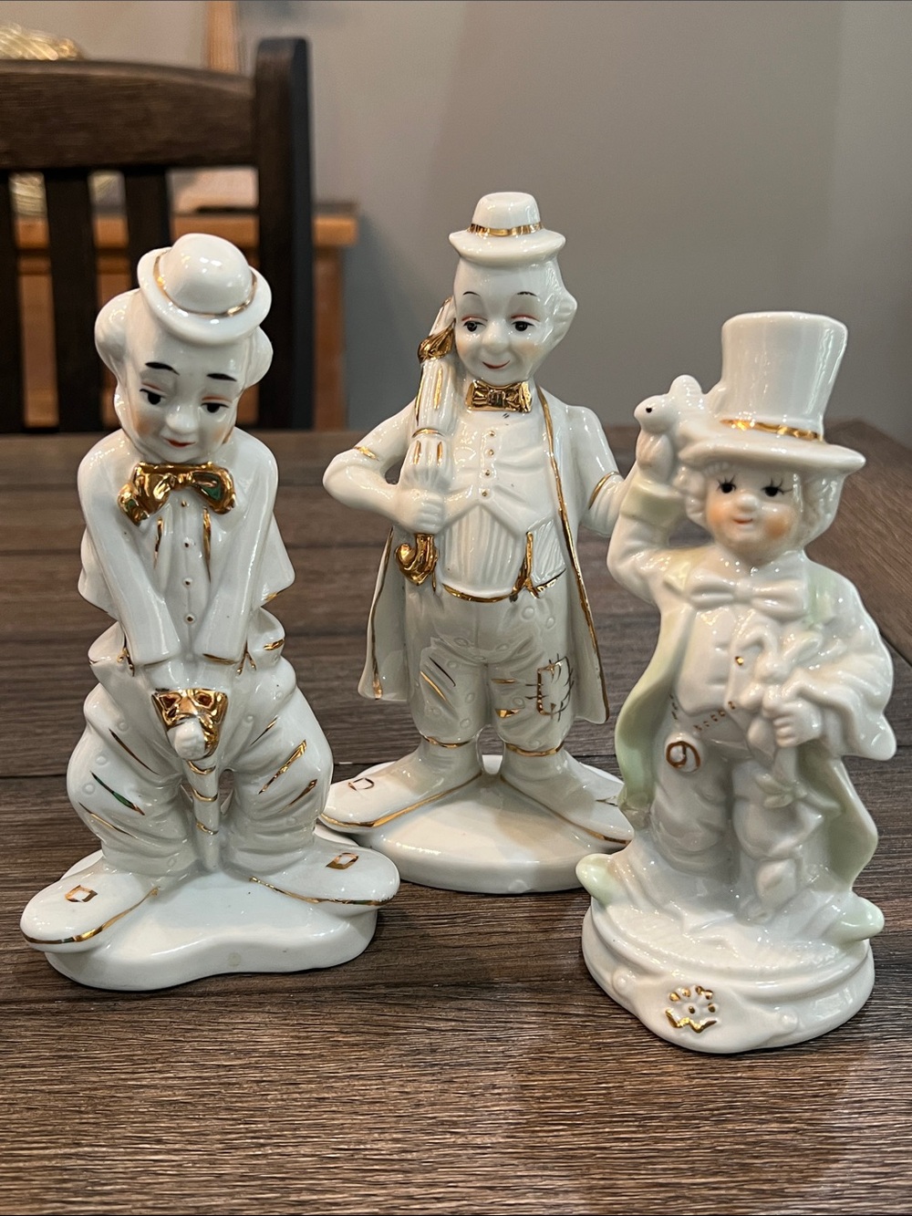 Vintage Porcelain Figurine Collection – Two HH Krone Germany + 1 Taiwanese Piece